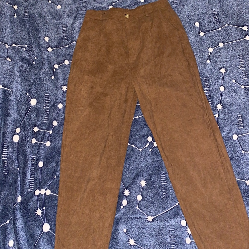 Brown corduroy pants